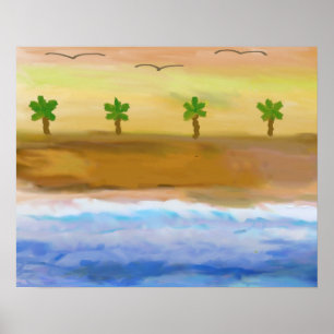 Poster Scène De Plage Serene