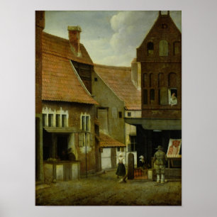 Poster Scène de rue