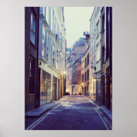 Scène de Soho London Street