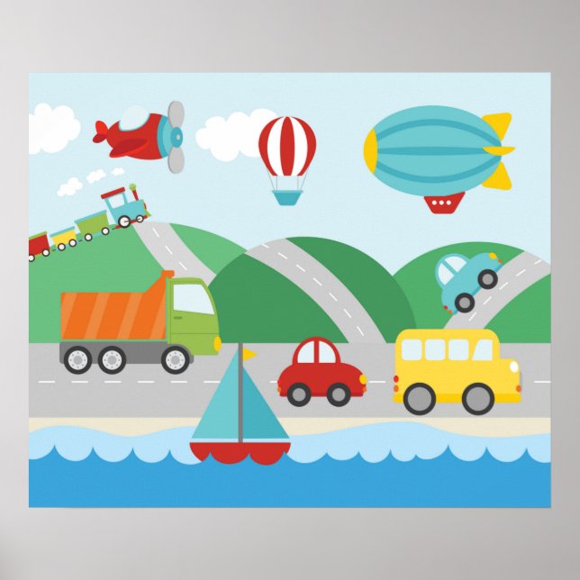 Poster Scène de transport (Devant)