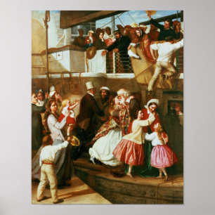 Poster Scène d'embarquement