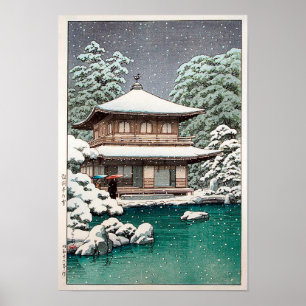 Poster Scène d'hiver de Hasui Kawase