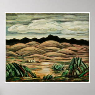Poster Scène du désert par Marsden Hartley 1911