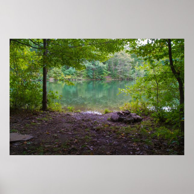 Poster Scène du lac des Appalaches (Devant)
