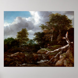 Poster Scène forestière Jacob van Ruisdael