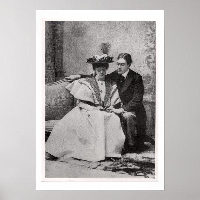 Poster Scene from the performance of The Importance of Be (Devant)