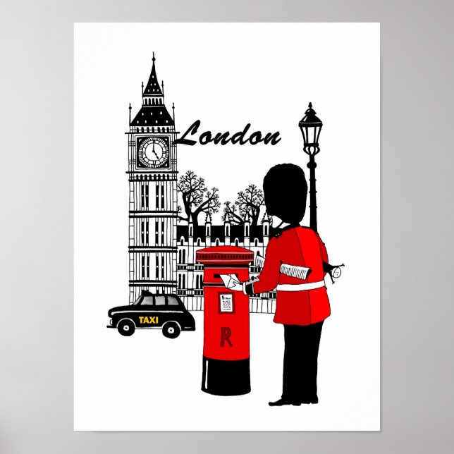 Poster Scène Londres (Devant)