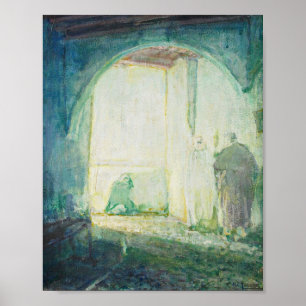 Poster Scène Marocaine (Tanner)