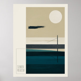 Poster Scène naturelle du parc Kings de Sunken Meadow Lon