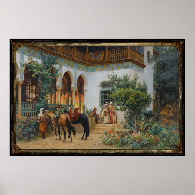 Poster Scène nord-africaine (Devant)