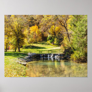 Poster Scène Serene À Dogwood Creek