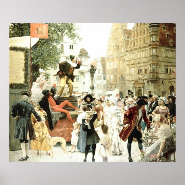 Poster Scène Théâtre Klimt Hréponurst Imprimer (Devant)