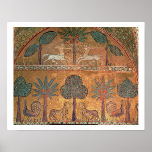 Poster Scene with Centaurs, from the Room of King Ruggero