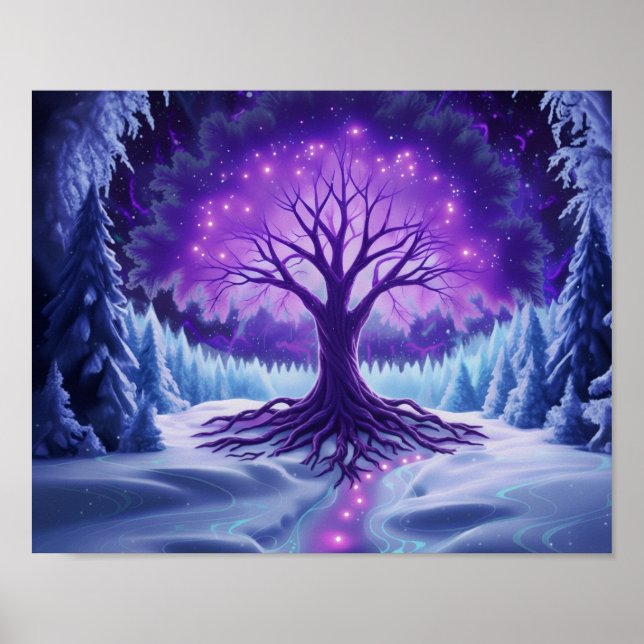 Poster ScèneDeNeigeD'Hiver (Devant)
