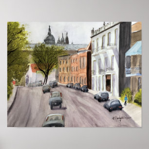 POSTER SCÈNES CANADIENNES : MONTRÉAL - COULEUR D'EAU