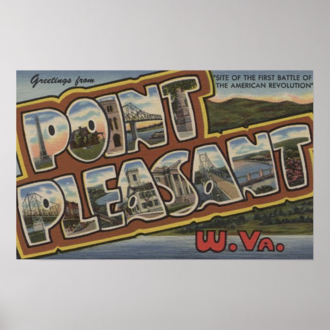 Poster Scènes de grandes lettres - Plaisant à point, WV (Devant)