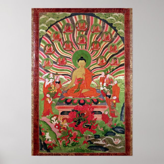 Poster Scènes de la vie de Bouddha (Devant)