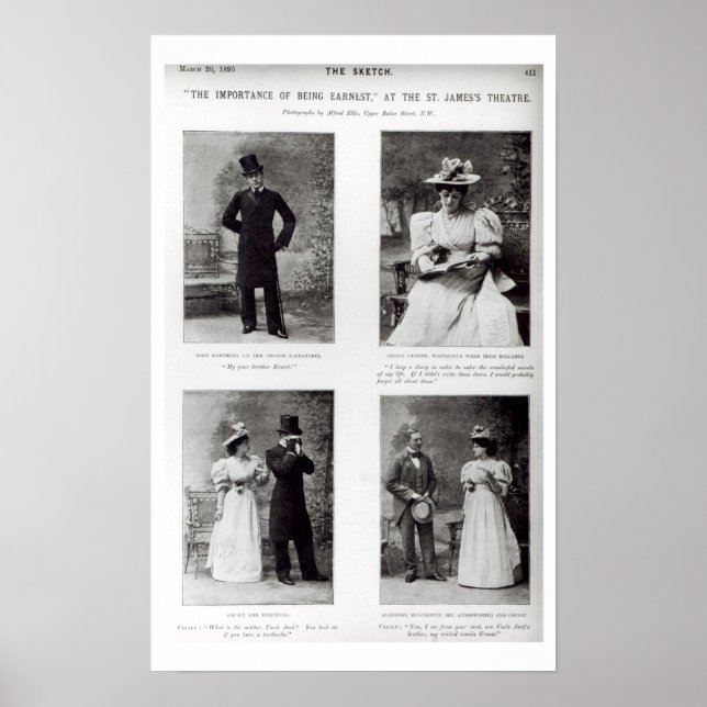 Poster Scènes de l'importance d'être plus sérieux, par Os (Devant)