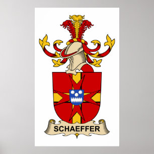Poster Schaeffer Family Crest