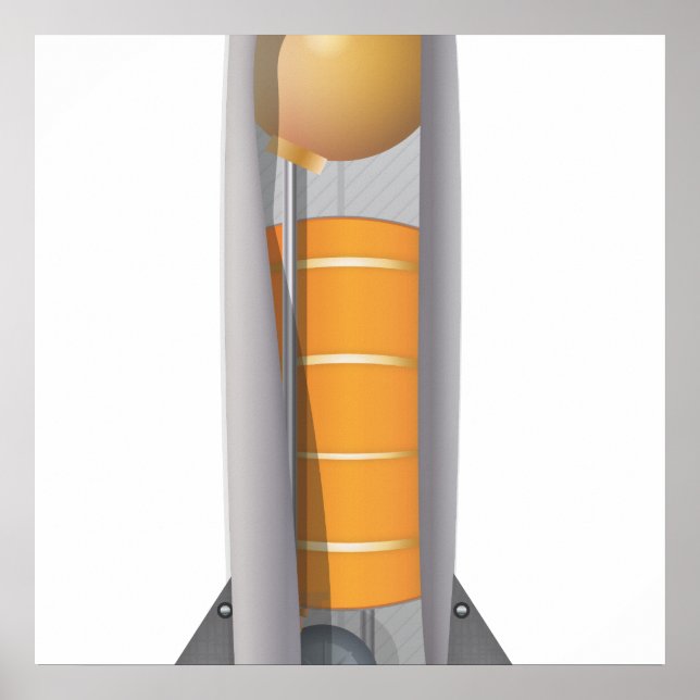 Poster Schéma des fusées (Devant)