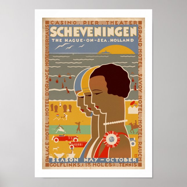 Poster Scheveningen (Devant)