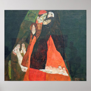 Poster Schiele - Le Cardinal Et La Nonne