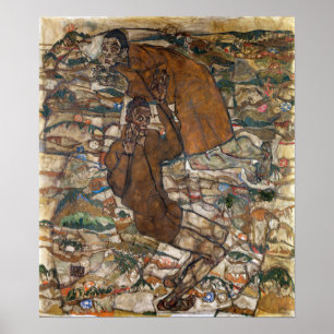 Poster Schiele - Lévitation (L'Aveugle)