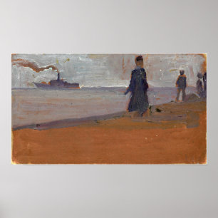 Poster Schiele - Plage