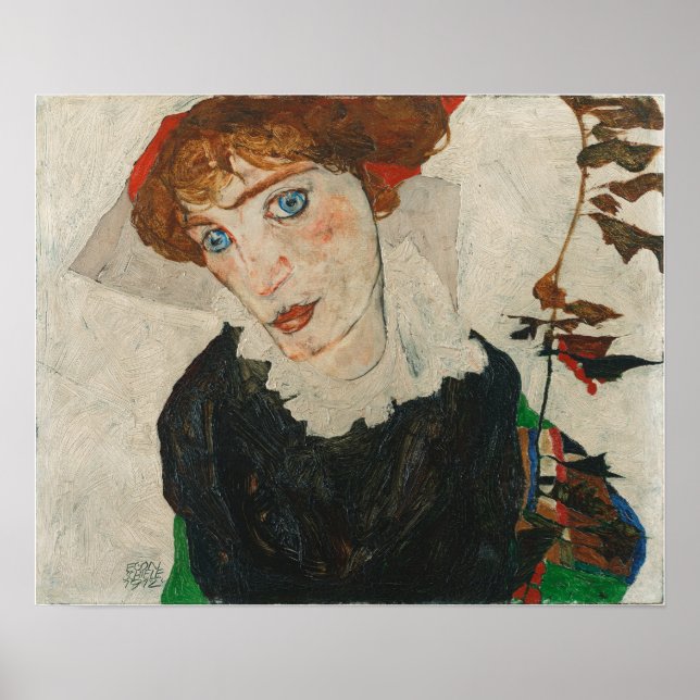 Poster Schiele - Portrait De Wally Neuzil (Devant)