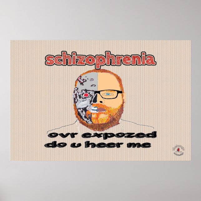 Poster Schizophrénie (Devant)