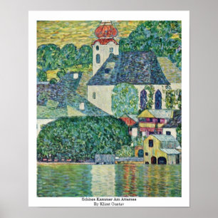 Poster Schloss Kammer Am Atsee Par Klimt Gustav