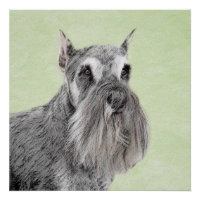 Schnauzer (Giant, Standard) Peinture - Chien Art