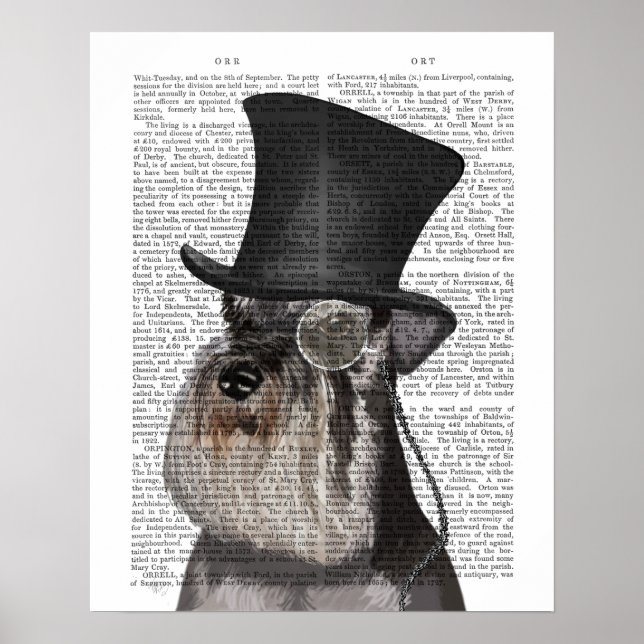 Poster Schnauzer, Hound officiel et Casquette (Devant)