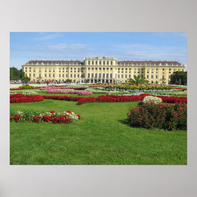 Poster Schönbrunn Palace Vienna (Devant)