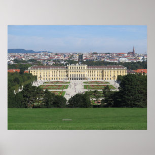 Poster Schönbrunn Vienne Autriche