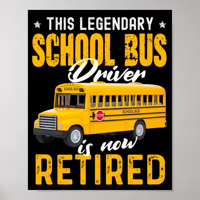 Poster School driver retirement (Devant)