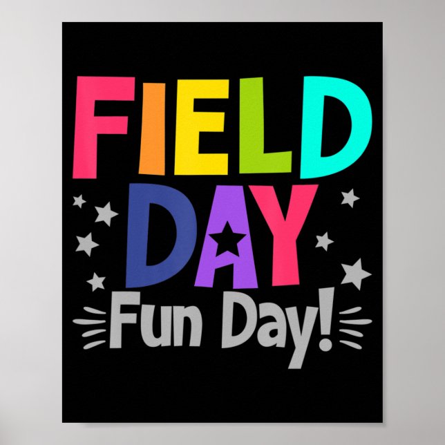 Poster School Field Day Fun Day Fun Teen Kids Field Da (Devant)