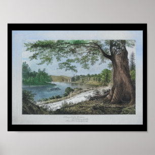 Poster Schuylkill River Manayunk Philadelphia PA Imprimer