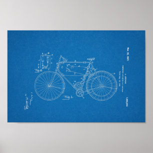 Poster Schwinn Bicycle Brevet Vintage de 1948