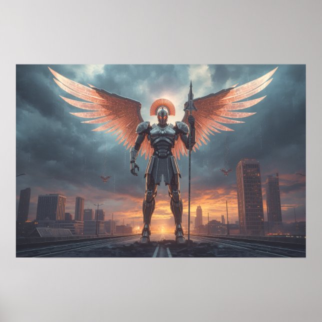 Poster  Sci Fi Fantasy: Sentinel of the Crimson Dawn (Devant)