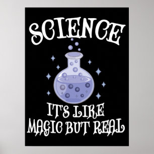 Poster Science - C'est comme de la magie mais vrai