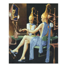 Science-fiction vintage Beauté Salon Manucures Spa