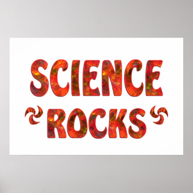 POSTER SCIENCE ROCKS (Devant)