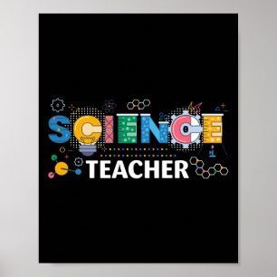 Poster Science Teacher Chemist Physicist