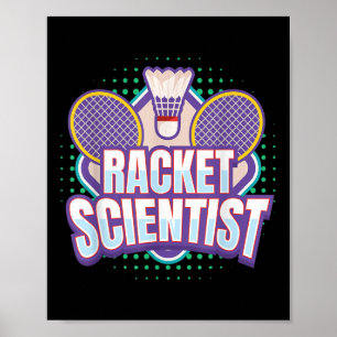 Poster Scientifique de raquette de Badminton I Raquette d