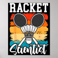 Scientifique de raquette - Joueur de badminton Ath