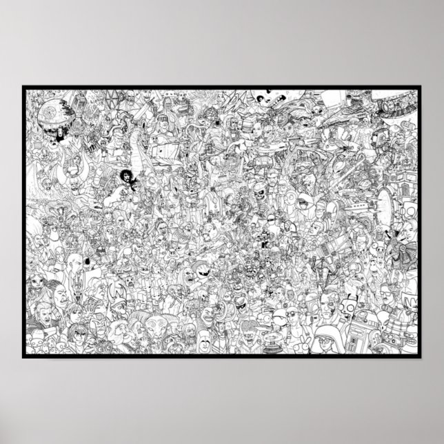 Poster SciFi vs coloration Imaginaire (Devant)