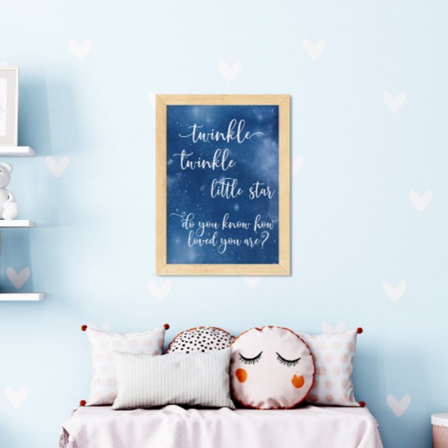 Poster Scintille Petite Étoile Savez-vous Combien Vous êt (Créateur téléchargé)