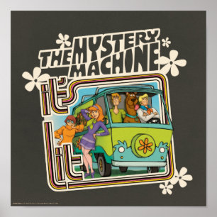 Poster Scooby-Doo   "C'est Lit" Mystery Machine Graphic