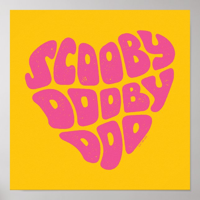 Poster Scooby Doo Doo Heart (Devant)